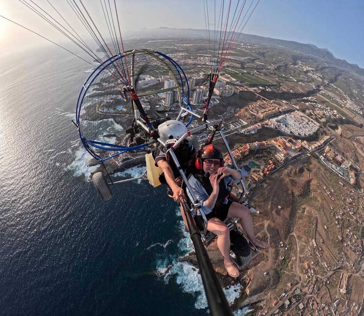 Attraversa le nuvole in Paratrike a Tenerife