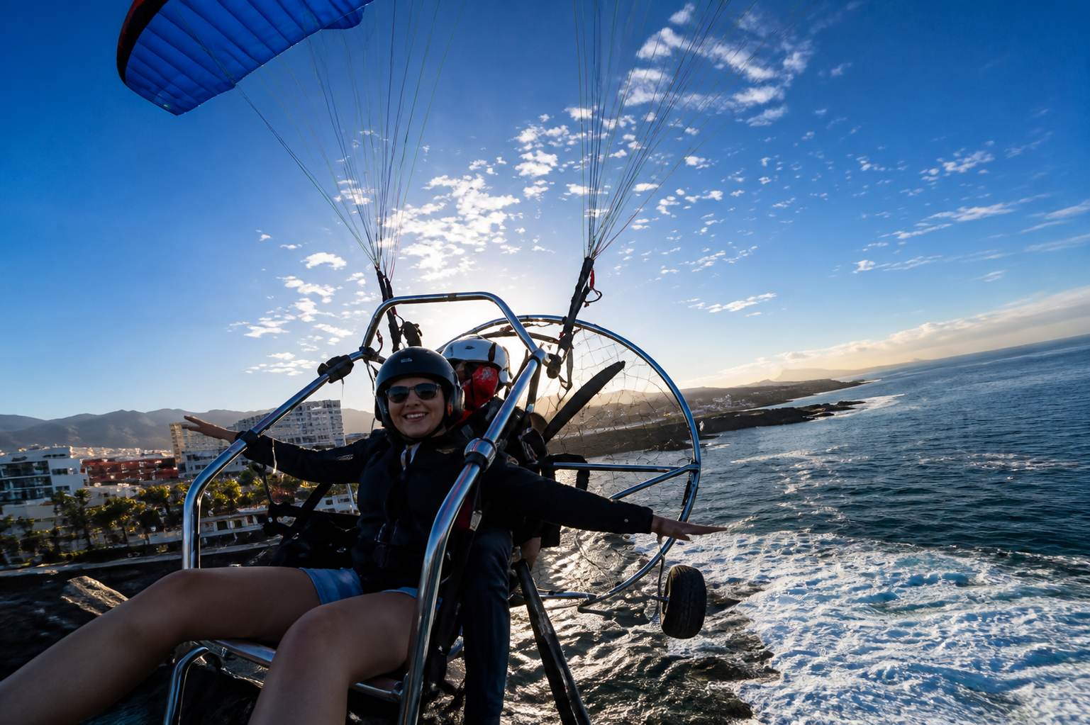 Attraversa le nuvole in Paratrike a Tenerife