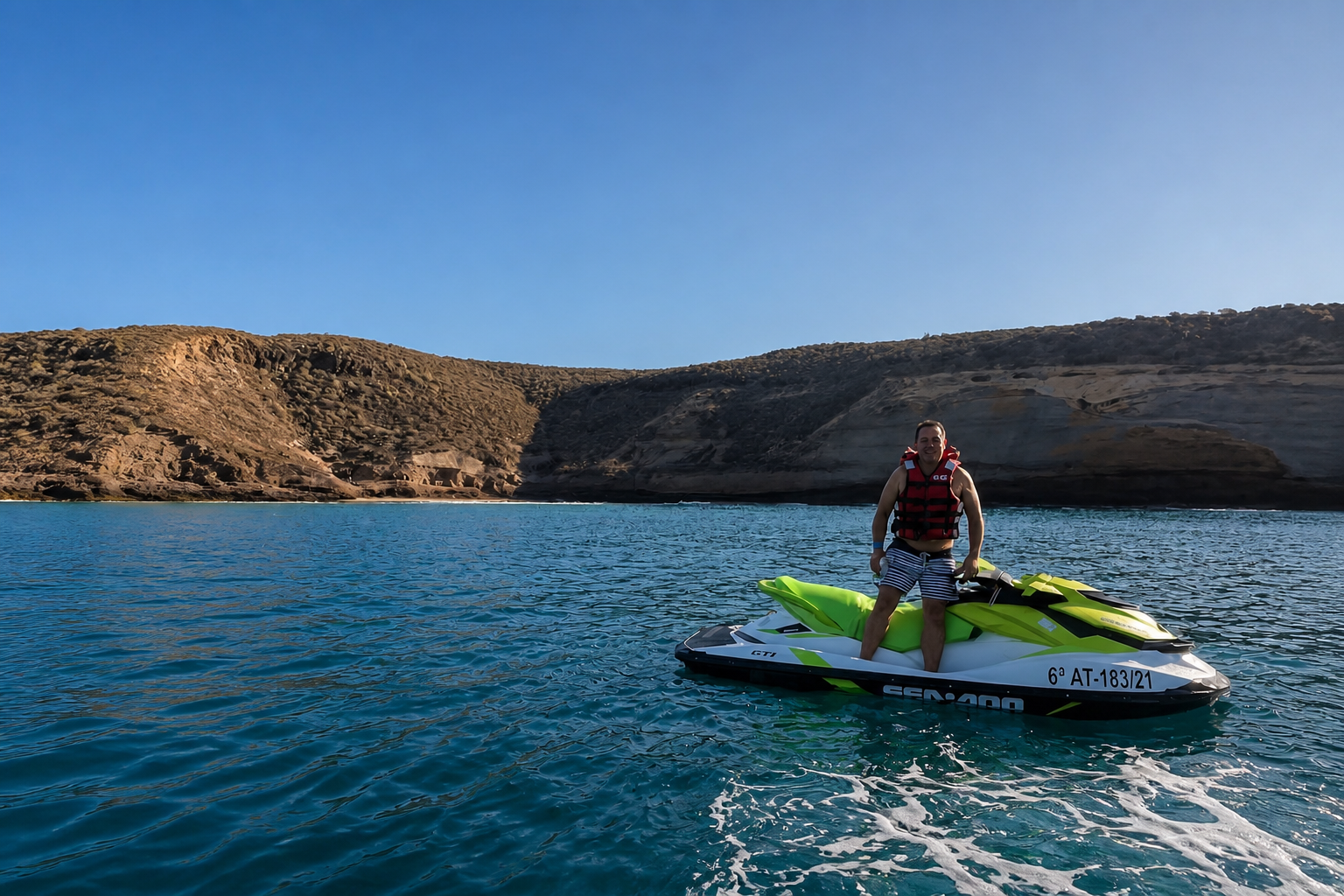 Vivi l’Adrenalina del mare di Adeje in Jetski