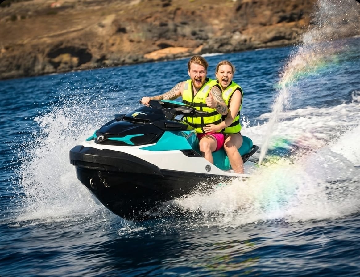 Vivi l’Adrenalina del mare di Adeje in Jetski