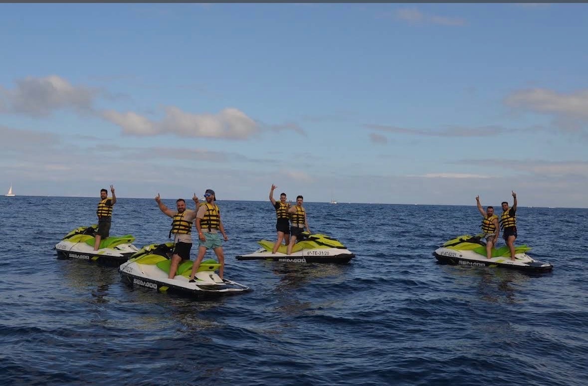 Vivi l’Adrenalina del mare di Adeje in Jetski